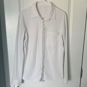 Mens Commission Long Sleeve Button Down. Never worn. Lululemon